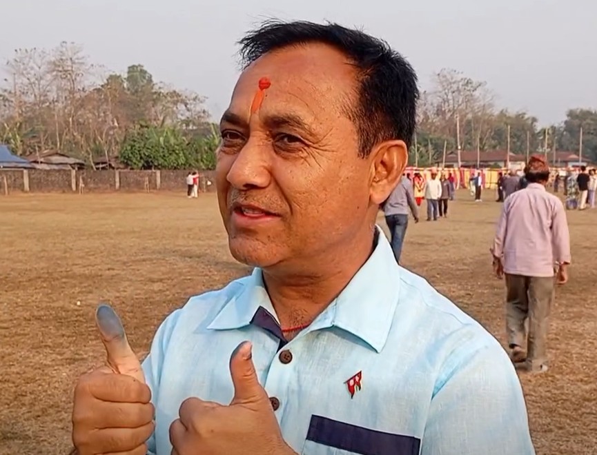 भयरहित वातावरणमा मतदान गरौँ, कांग्रेस सबैभन्दा ठुलो दल बन्दैछ : विश्वप्रकाश शर्मा